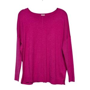 Chico's‎ Quiet Luxury Cashmere Blend Sweater Size Medium (1) Cozycore Minimalist